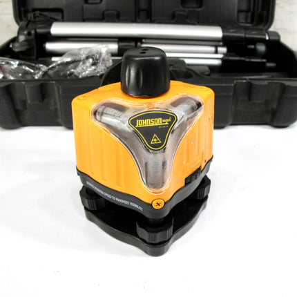 Johnson Manual Leveling Rotary Laser Level Kit 40-0918 W/Case