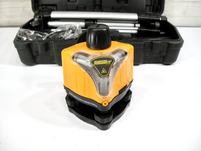 Johnson Manual Leveling Rotary Laser Level Kit 40-0918 W/Case