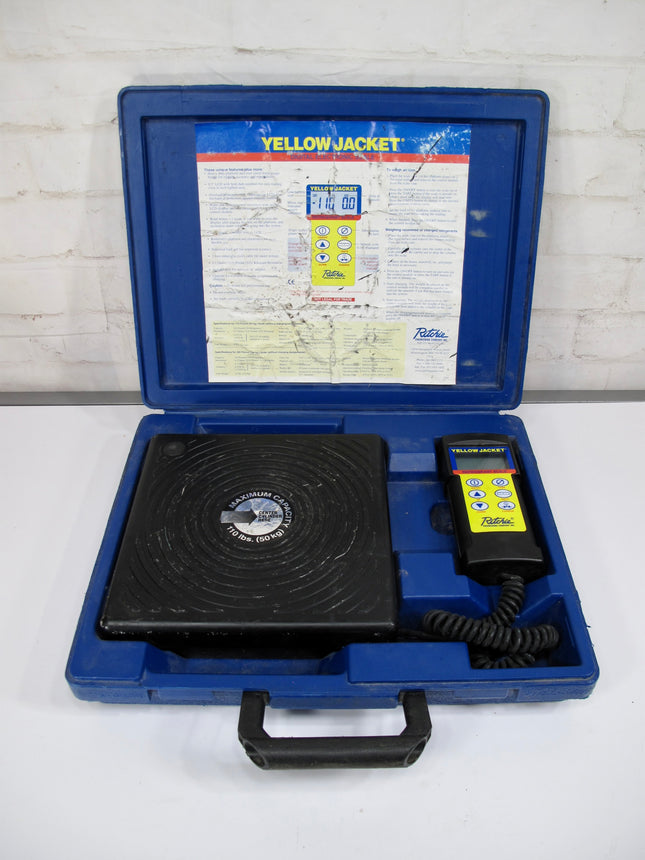 Yellow Jacket 68802 HVAC Refrigerant Electronic Charging Scale 110 Lb