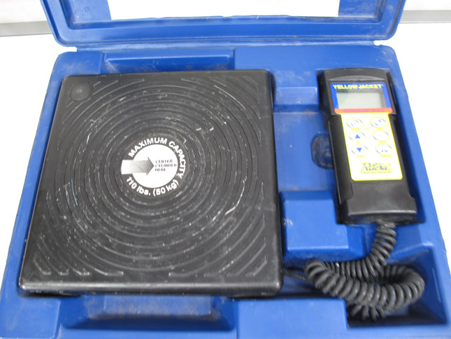 Yellow Jacket 68802 HVAC Refrigerant Electronic Charging Scale 110 Lb