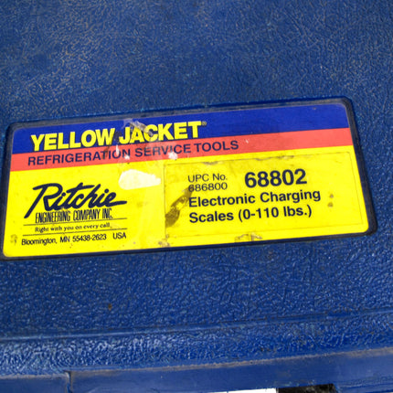 Yellow Jacket 68802 HVAC Refrigerant Electronic Charging Scale 110 Lb