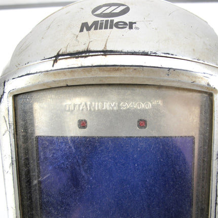 Miller PAPR 264877 Respirator Welding System with Titanium 9400i Helmet and 2 Batteries