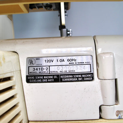 Husqvarna Viking Huskylock 341D Overlocking Serger Sewing Machine
