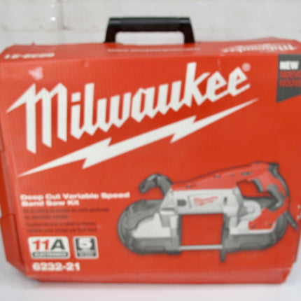 Milwaukee 6232-81 Corded Deep Cut Variable Speed Band Saw Kit
