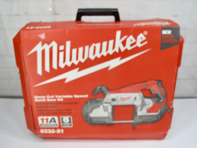 Milwaukee 6232-81 Corded Deep Cut Variable Speed Band Saw Kit