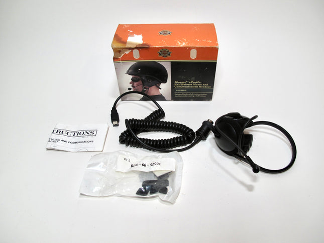Genuine Harley-Davidson Boom! Audio Half Helmet Music Comm Headset 76572-09