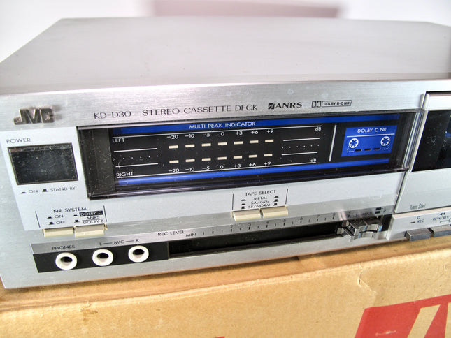 JVC KD-D30J Single Stereo Cassette Tape Deck Recorder