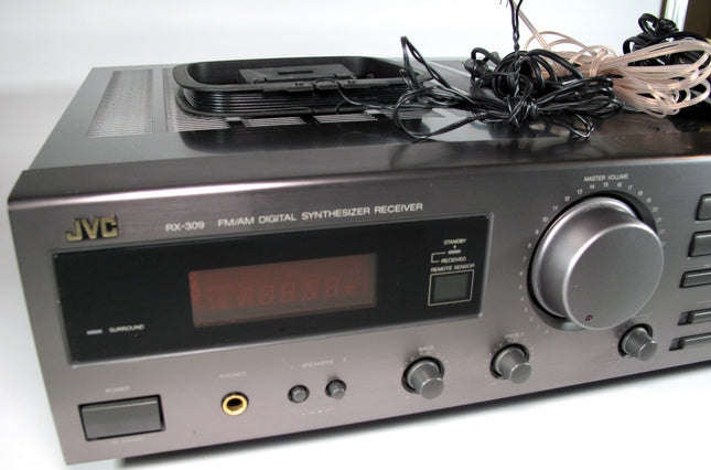 JVC RX-309TN AM/FM Phono Digital Synthesizer Home Stereo Receiver