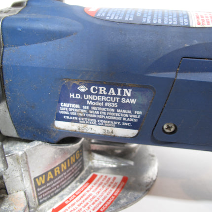 Crain No. 835 Heavy-Duty Undercut Jamb Saw with Blade