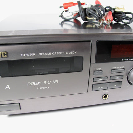 JVC TD-W209 Auto Reverse Double Cassette Deck Dolby B-C NR HX PRO