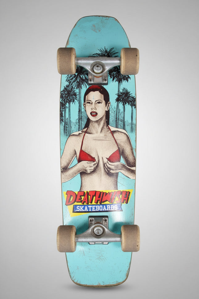 Deathwish Fast Times Cruiser 8.5" Skateboard Deck Rare Collectable