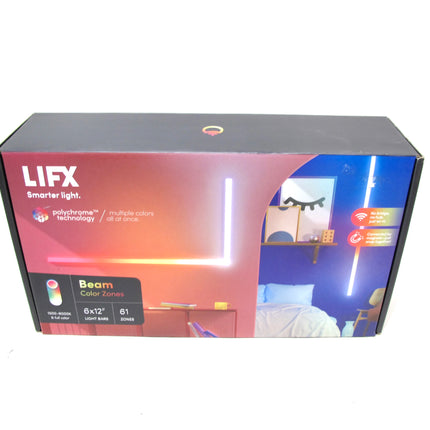 LIFX L3BEAMKITUS Smarter Light WiFi LED Beam Kit Multicolor 612" 61 Zones