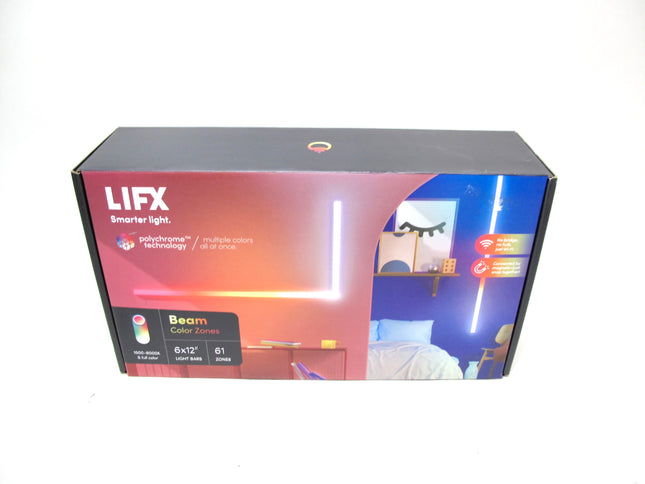 LIFX L3BEAMKITUS Smarter Light WiFi LED Beam Kit Multicolor 612" 61 Zones