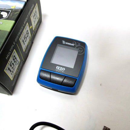 Izzo Swami Kiss Handheld Magnetic GPS Golf Rangefinder Blue