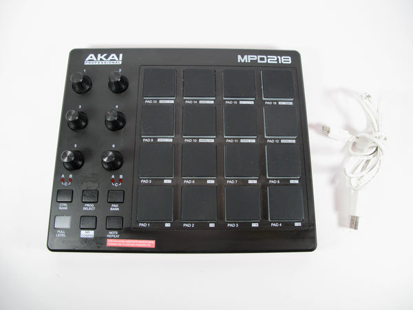 Akai MPD218 MIDI Pad Production & Performance Controller w/ 16 MPC Pads