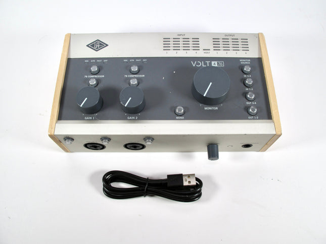 Universal Audio Volt 476 Portable 4x4 USB C Audio/MIDI Recording Interface