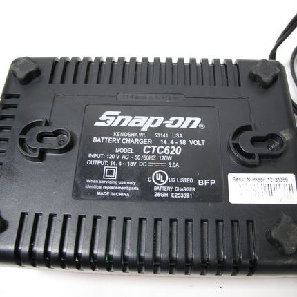 Snap On OEM CTC620 Lithium / Ni-Cad Battery Charger For 14.4 - 18V Batteries