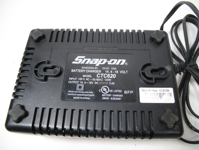 Snap On OEM CTC620 Lithium / Ni-Cad Battery Charger For 14.4 - 18V Batteries