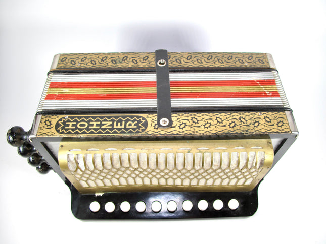 Hohner Pokerwork HA-114 Diatonic Button Accordion 2-Bass Spoon 10-Treble C Key