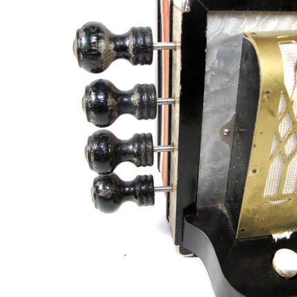 Hohner Pokerwork HA-114 Diatonic Button Accordion 2-Bass Spoon 10-Treble C Key