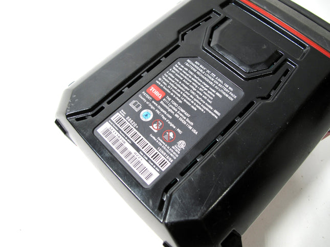 Toro 88620 Genuine 60V 2Ah Flex Force Lithium-Ion Garden Power Tool Battery