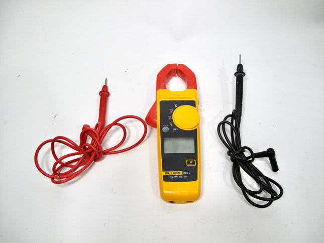 Fluke 302+ AC400A Digital Clamp Meter Tester AC / DC Volt Amp Multimeter
