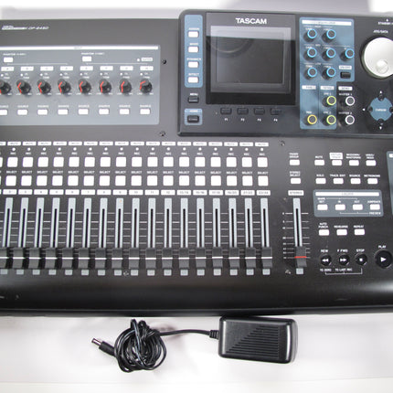 TASCAM DP-24SD 24 Track Digital Portastudio Multi-Track Audio Recorder