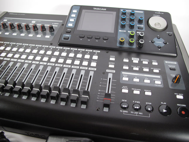 TASCAM DP-24SD 24 Track Digital Portastudio Multi-Track Audio Recorder