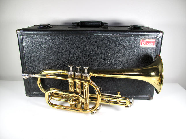 King 602 Bb Student Model Cornet and 7C Mouthpiece USA