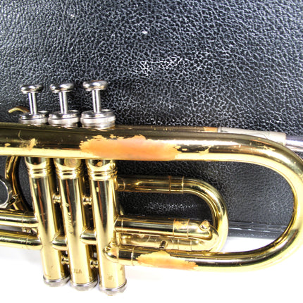 King 602 Bb Student Model Cornet and 7C Mouthpiece USA
