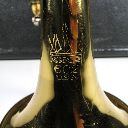 King 602 Bb Student Model Cornet and 7C Mouthpiece USA