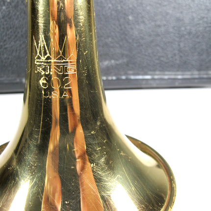 King 602 Bb Student Model Cornet and 7C Mouthpiece USA