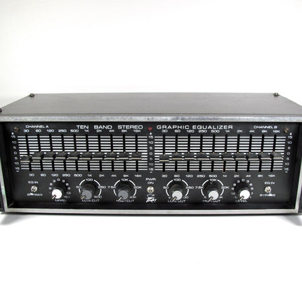 Peavey Ten Band Stereo Guitar/Bass Graphic Equalizer EQ 30Hz-16kHz