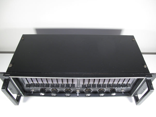 Peavey Ten Band Stereo Guitar/Bass Graphic Equalizer EQ 30Hz-16kHz