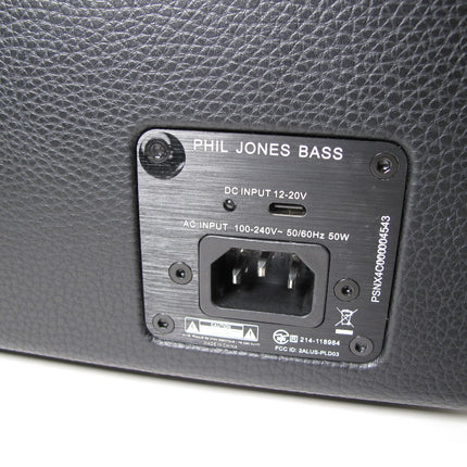 Phil Jones Nanobass X4C 35W 1x4" Bass & Multi-Instrument Combo Amp Black
