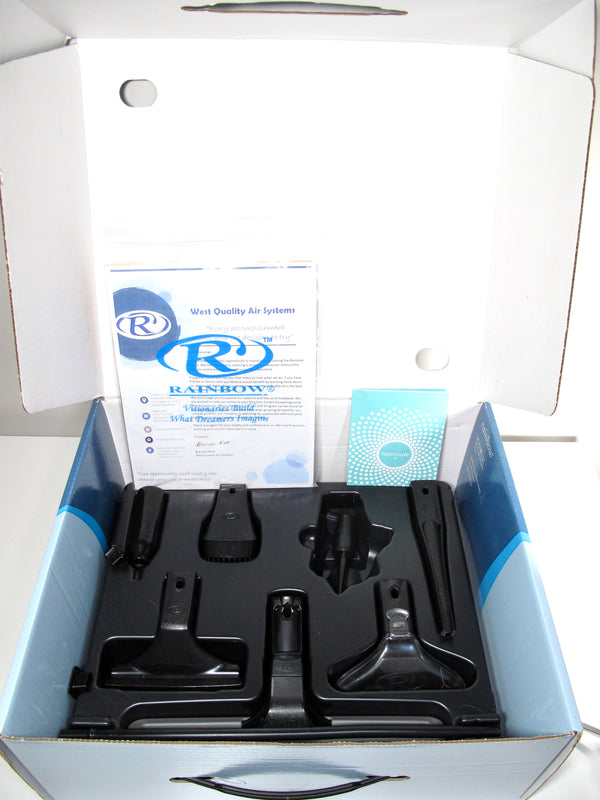 Rainbow SRX Vacuum Cleaner Attachments with Tray & Aerobag