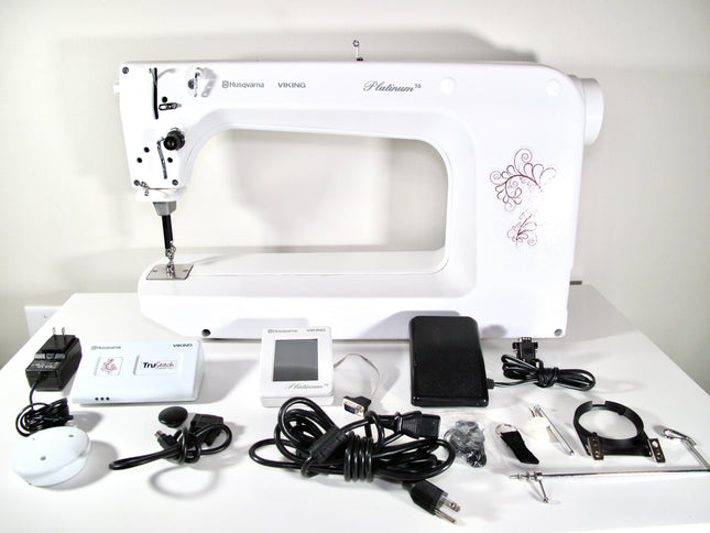 Viking Husqvarna Platinum 16 Longarm Touch Screen Quilting Machine