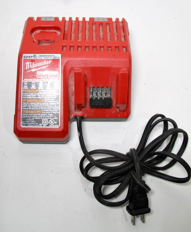 Milwaukee GENUINE New Battery Charger M18 & M12 48-59-1812 Lithium 12 18 Volt