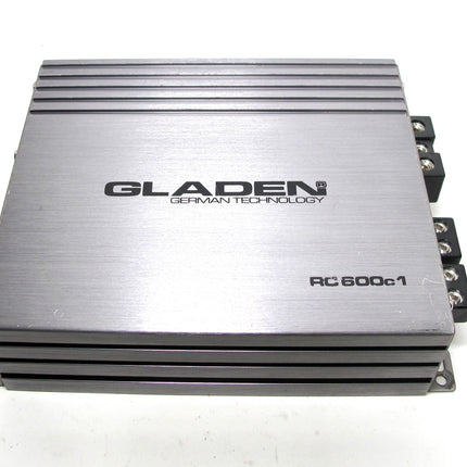 Gladen RC600c1 Monoblock 600W RMS Subwoofer Class D Vehicle Audio Amplifier
