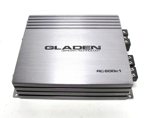 Gladen RC600c1 Monoblock 600W RMS Subwoofer Class D Vehicle Audio Amplifier