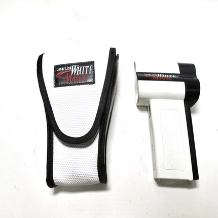 Laser Link White Magic Golf Laser Rangefinder Distance Scope Pistol Grip