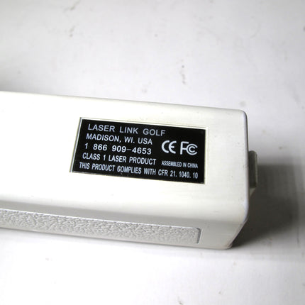 Laser Link White Magic Golf Laser Rangefinder Distance Scope Pistol Grip