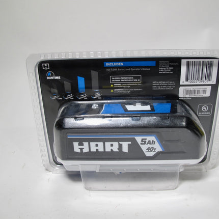 Hart HLBP031A 40V 5.0Ah Lithium-Ion Battery for Hart 40V Cordless Tools