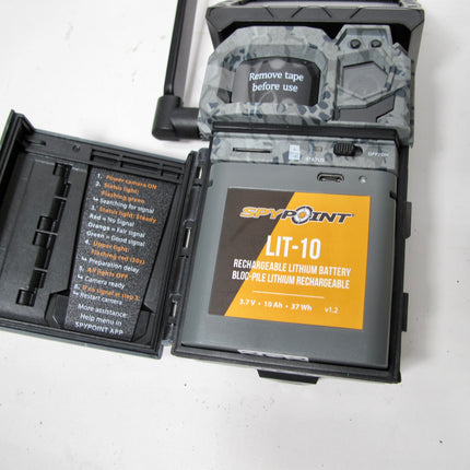SPYPOINT LINK-MICRO-S-LTE Trail Camera Rechargeable Battery SD Game Camera