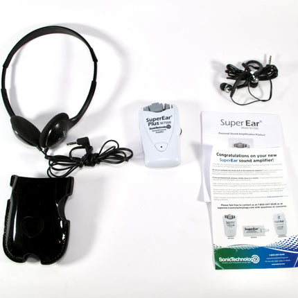 Super Ear Plus SE7500 Personal Sound Amplifier Sonic Technology Hearing Aid
