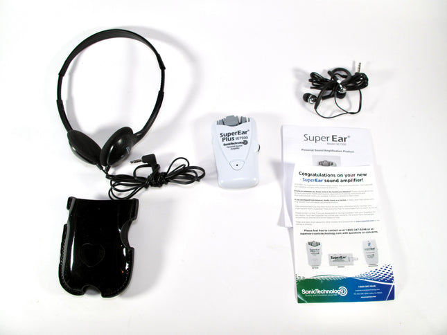 Super Ear Plus SE7500 Personal Sound Amplifier Sonic Technology Hearing Aid