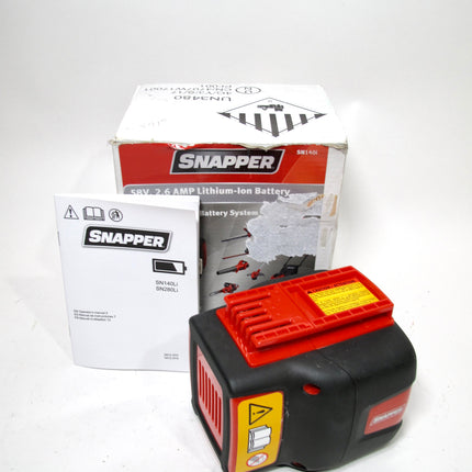 Snapper SN140LI 58V 2.6Ah Lithium Ion Lawn & Garden Power Tool Battery