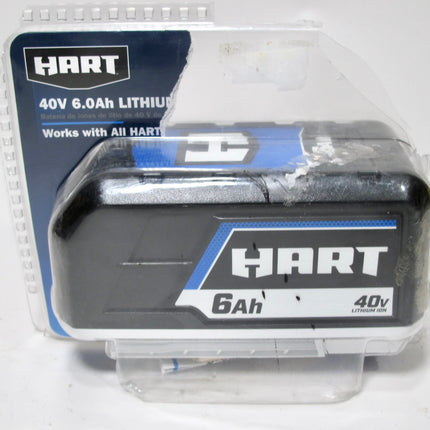 HART HLBP041A 6Ah 40V 40Volt Lithium-Ion Li-Ion Garen & Power Tool Battery