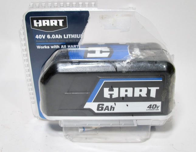 HART HLBP041A 6Ah 40V 40Volt Lithium-Ion Li-Ion Garen & Power Tool Battery