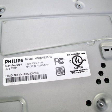 Philips HDRW720 120GB HDD Hard Disk + DVD R Video Recorder DVR